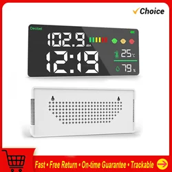 Noise Measuring Instrument Digital Decibel Sound Meter Temperature Meter Humidity Meter Detector Indoor Wall Mounted Tester