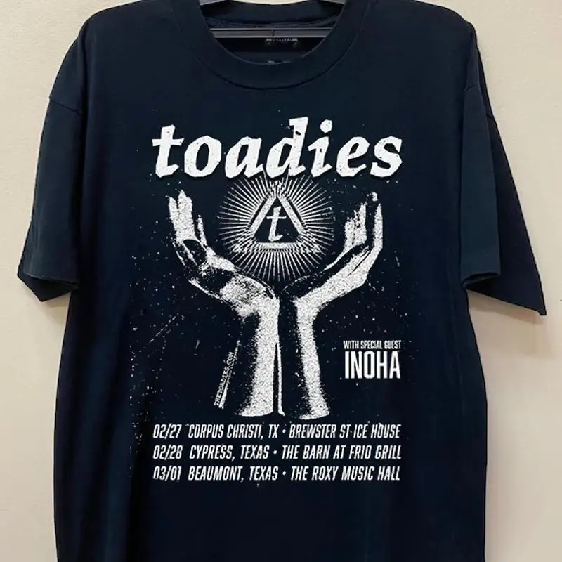 Happy 2025 Toadies Band Tour T Shirt Full Size S 5XL
