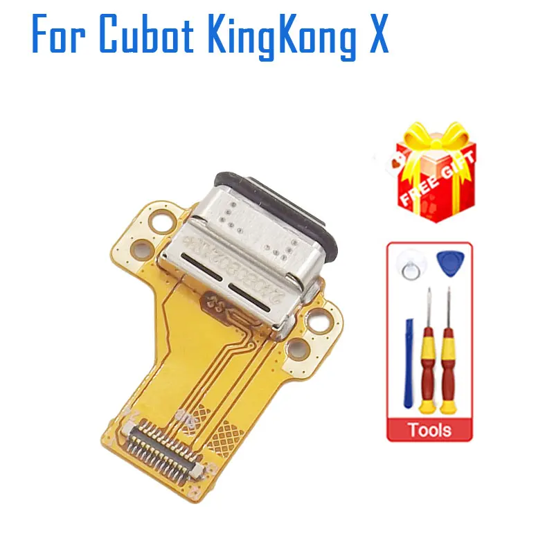 New Original Cubot KingKong X USB Waterproof Charge Port Cable flex FPC Accessories For CUBOT King Kong X Smart Phone