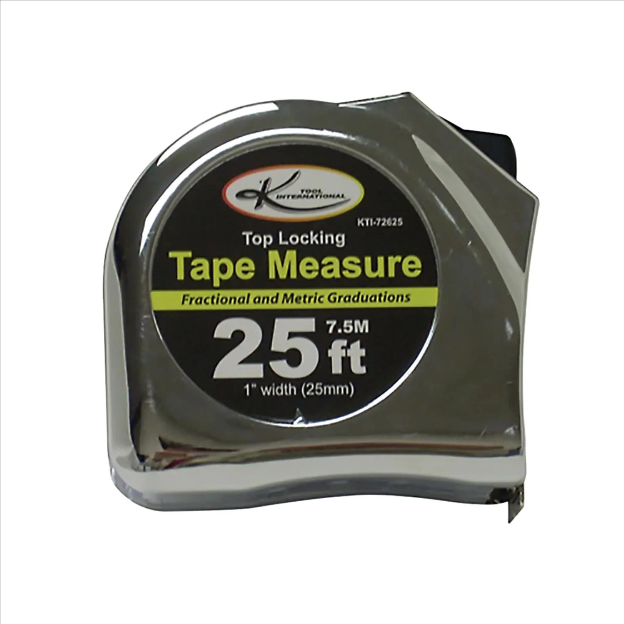 

K-Tool 72625 1" x 25' Top Lock Tape Measure with SAE & Metric Markings