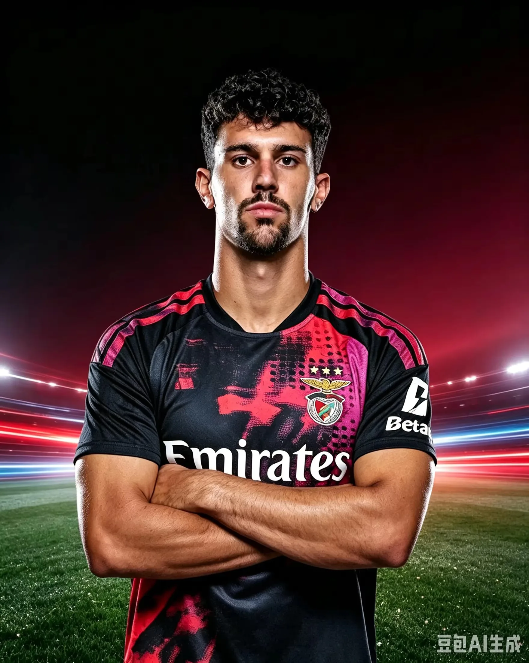 2026-27 New Season Third Away Football Jersey Summer Men Abstract Pattern Benfica Lisboa Soccer Shirt Match Sports Clothing