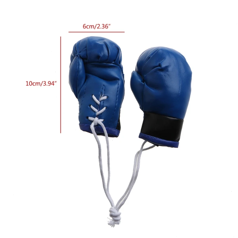 Leather Boxing Gloves Pendant Black / Blue/ Pink / Pink White/ Red Mini Gift