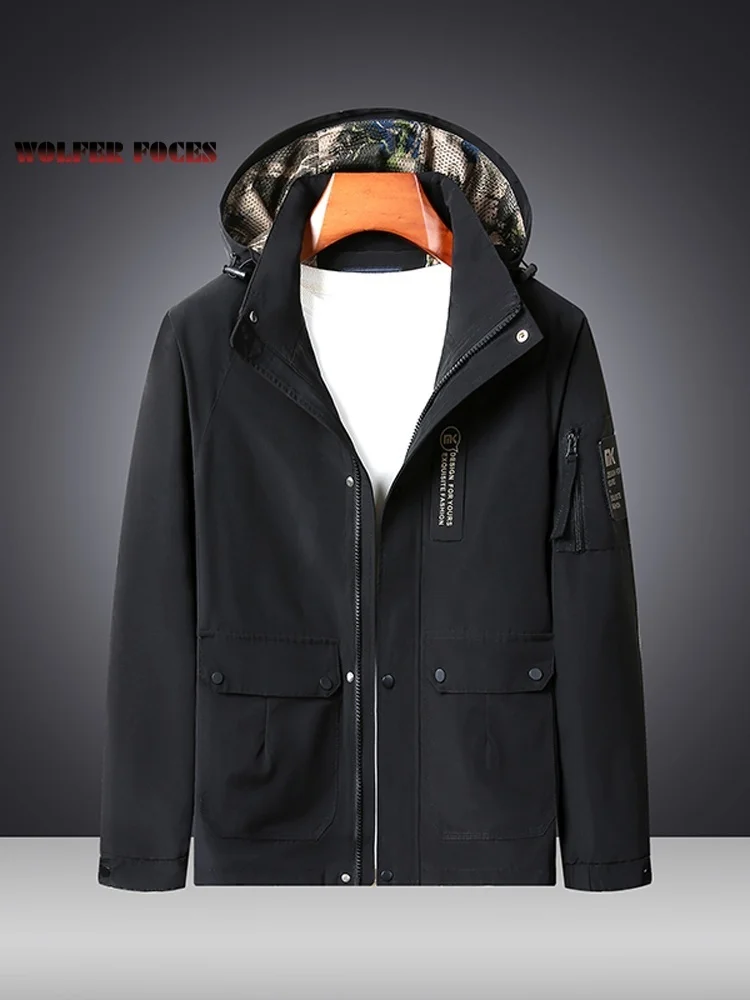 Men's Coats Tactical Jacket Man Jacket Men Heating Retro Techwear Mountaineering Jacket Outdoor