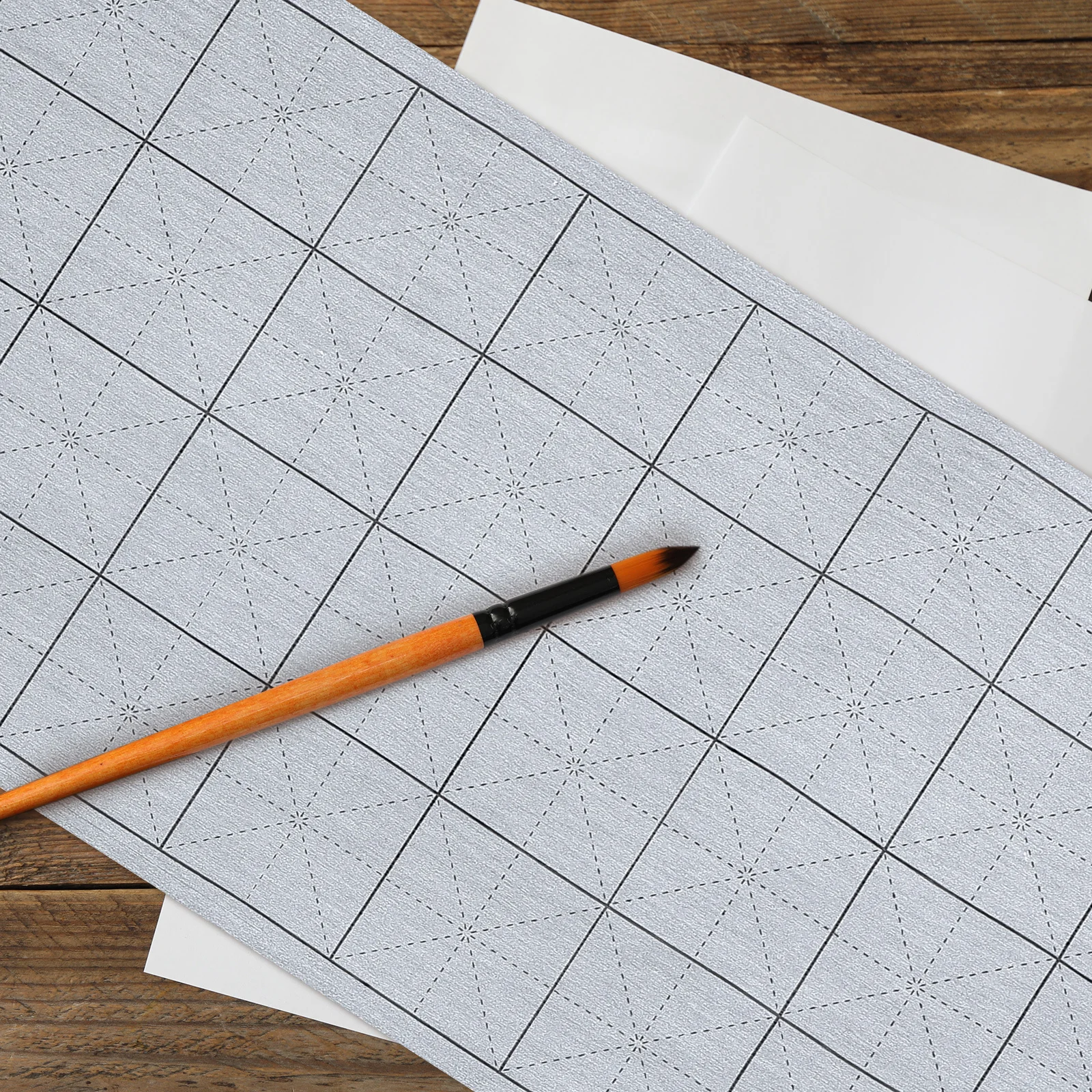 

3Pcs Calligraphy Water Writing Cloth Reusable Chinese Calligraphy Practice Mat Realistic Xuan Paper Texture for Beginners