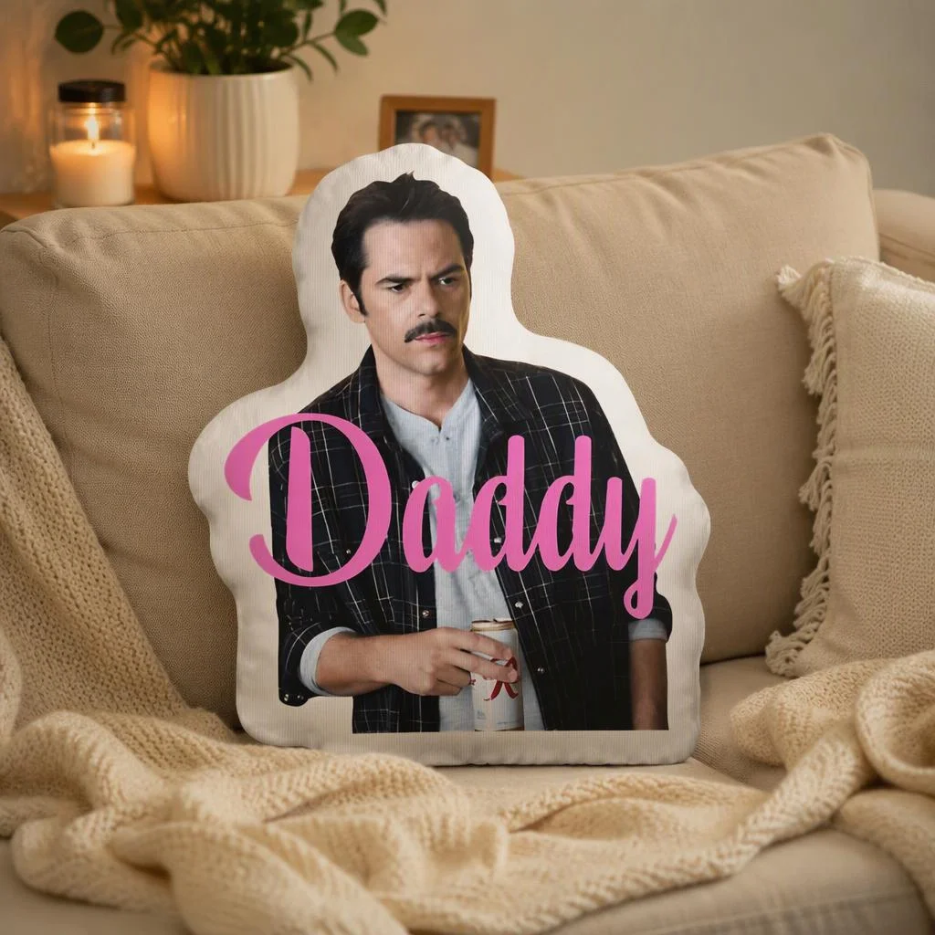Charlie Swan Daddy Pillow Twilight Fan Shaped Cushion Stuffed Throw Pillow Sofa Home Decor Bedroom Movie Gift for Living Room