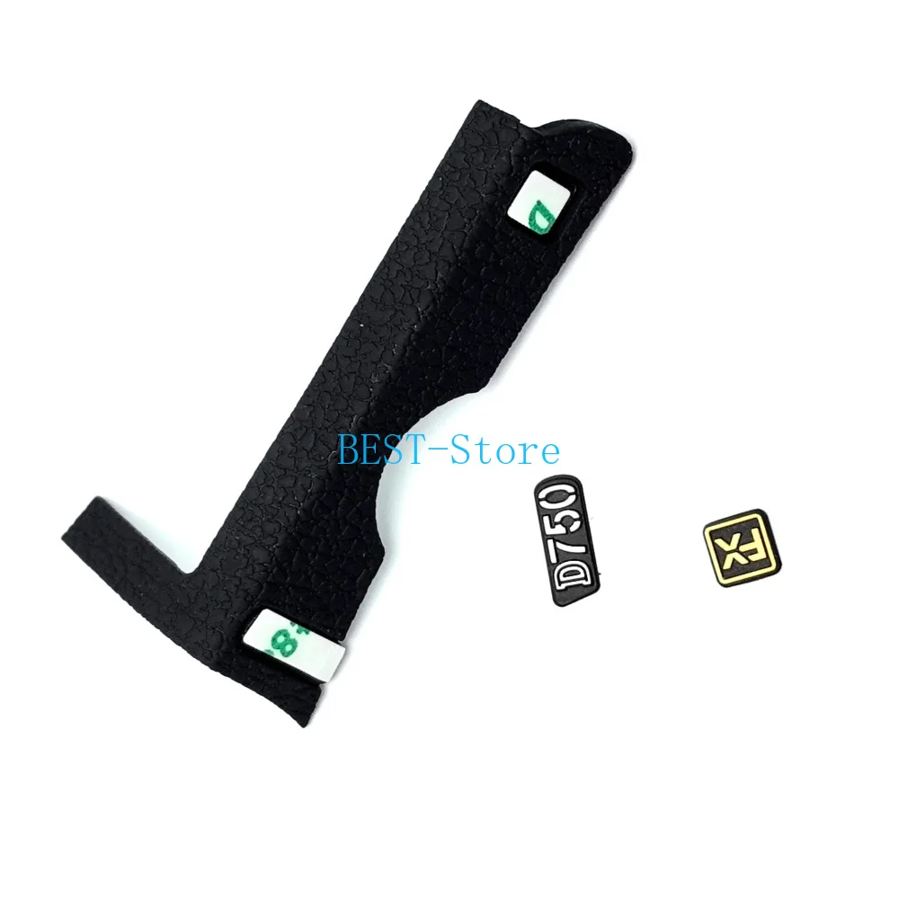 Puerto de sincronización para Nikon D750, goma lateral + logotipo D750 + FX con cinta adhesiva, accesorios para cámara, nuevo