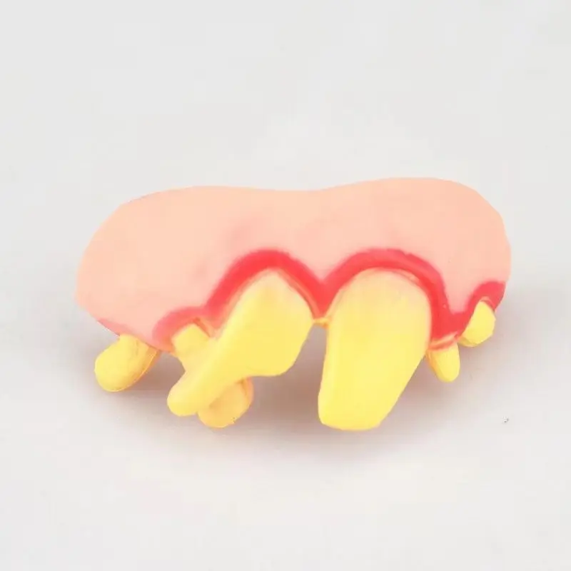 False Teeth For Dog Funny Dentures Pet Decorating Supplies Tricky Dentures Halloween Cosplay Humans And Vampires Toys