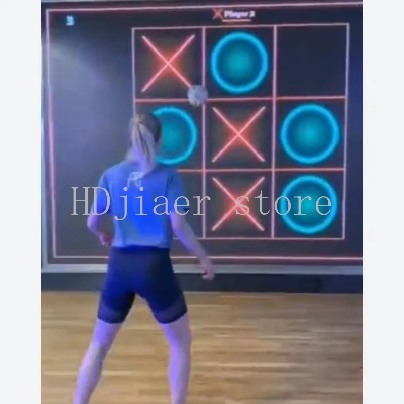 

indoor funny interactive projection game system 0.3 milliseconds instant response interactive digital tic-tac-toe football