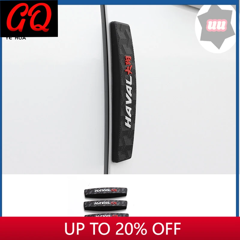 

Автомобильная эмблема, край двери, защита от столкновений, бампер, защитные наклейки для GWM Haval Dargo 2023 Dargo X 2024, автомобильные аксессуары