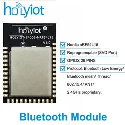Holyiot Bluetooth 6.0 nRF54L15 Module 2.4Ghz Ultra-Low Power Grid Development Board With Multi Protocol Radio Advanced Security