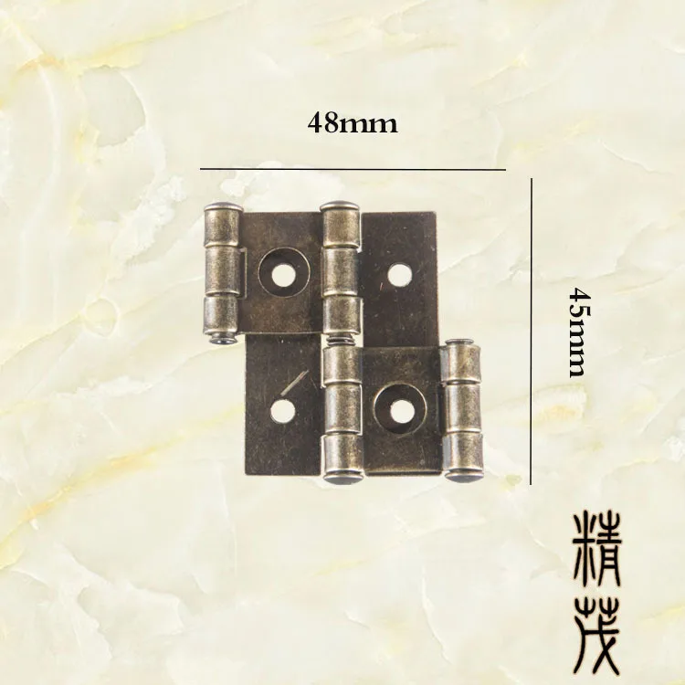 Jingmao B-275 screen antique flat hinge iron 48 * 45MM square hinge hinge connecting piece