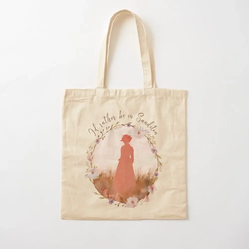 

Sanditon Seaside Tote Bag shopper bag women canvas personalized tote bag Cloth bags