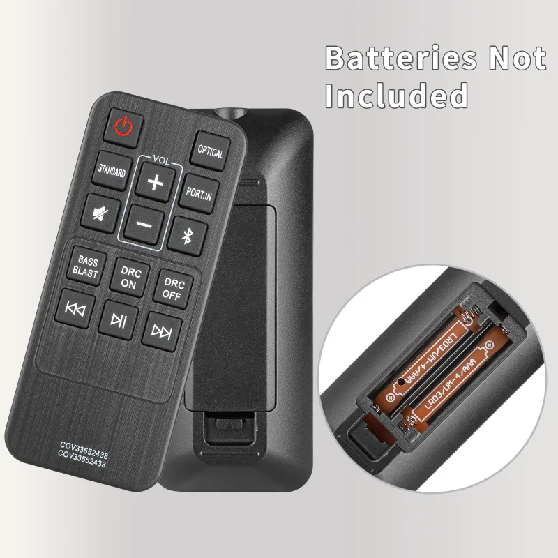 COV33552438 COV33552433 استبدال جهاز التحكم عن بعد، لشريط الصوت LG SK1