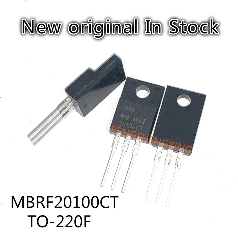 10 unids/lote MBRF20100CT TO220F MBR20100CT 20100CT TO-220F nuevo punto original gran oferta