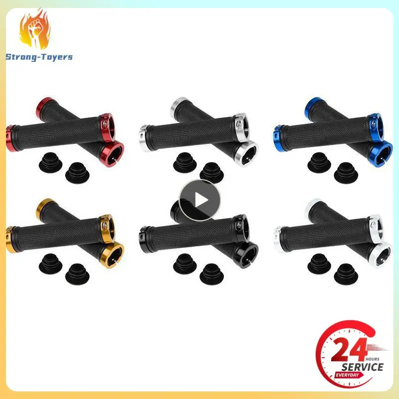 Grips MTB Bike Handbar Grips Rubber Non-slip Bilateral Lock Cycling Bmx Handle Grips Bikes Handlebar Grips