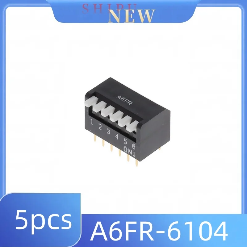 5 قطعة A6FR-3104 4104 5101 6104 A6E-3104-N 4104-N A6T-1104 2104 8101 DIP التبديل