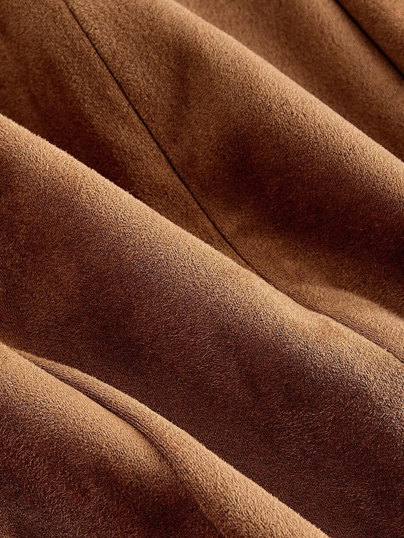 

Коричневое замшевое платье без рукавов с декором из страз, в повседневном винтажном стиле вестерн