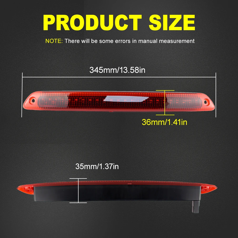 Car Flashing For Mercedes Benz Sprinter 906 2006-2019 Led Lights Rear 3rd Brake Light High Mount Third Stop Signal Lamp