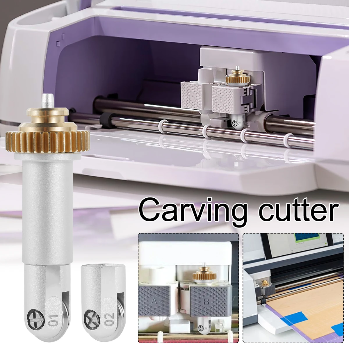 Heavy-Duty Single and Double Scoring Wheel Tip Multifunctional Scoring Wheel Compatible with Cricut Maker Cutting Machine