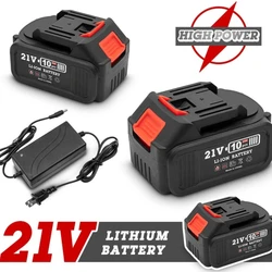 10/5 Battery 21V High Quality Li Rechargeable Battery Pack 21V Power Electric Tool Batter 21V Electric Wrench Adapter Battery