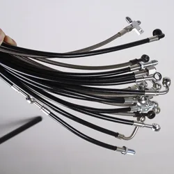 Custom AN3 Stainless Braided Universal Motorcycle Hydraulic Brake Hose Clutch Oil Line Tube Assy Made To Order