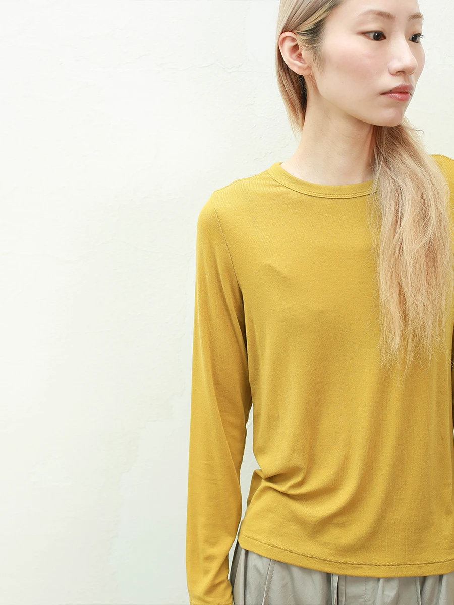 

Modal Wool Knitted Basic round Ne T-irt Inner Wear Casual Loose Fit Men's Top round Ne Plant Floral Pattern