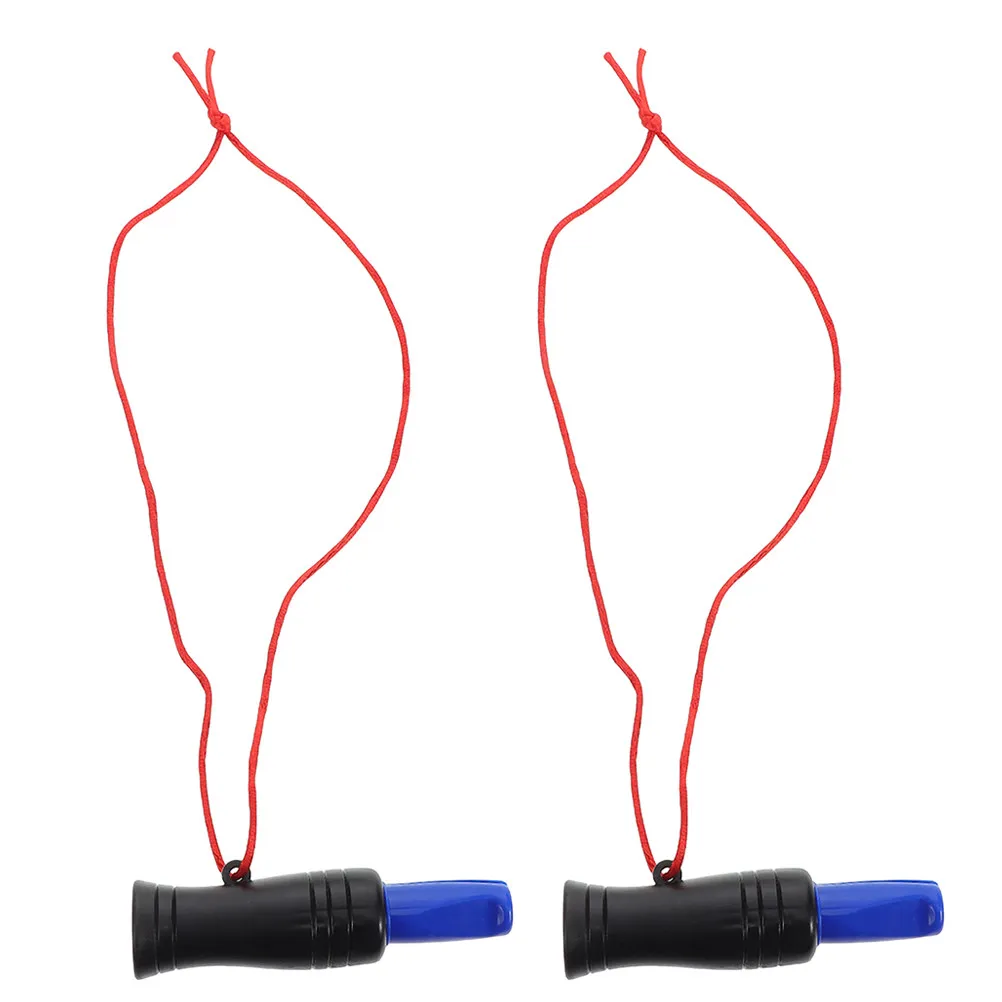 

2Pcs Outdoor Survival Whistle Lightweight Duck Sound Imitation Emergency Hunting Portable Bird Caller Loud Calling Device