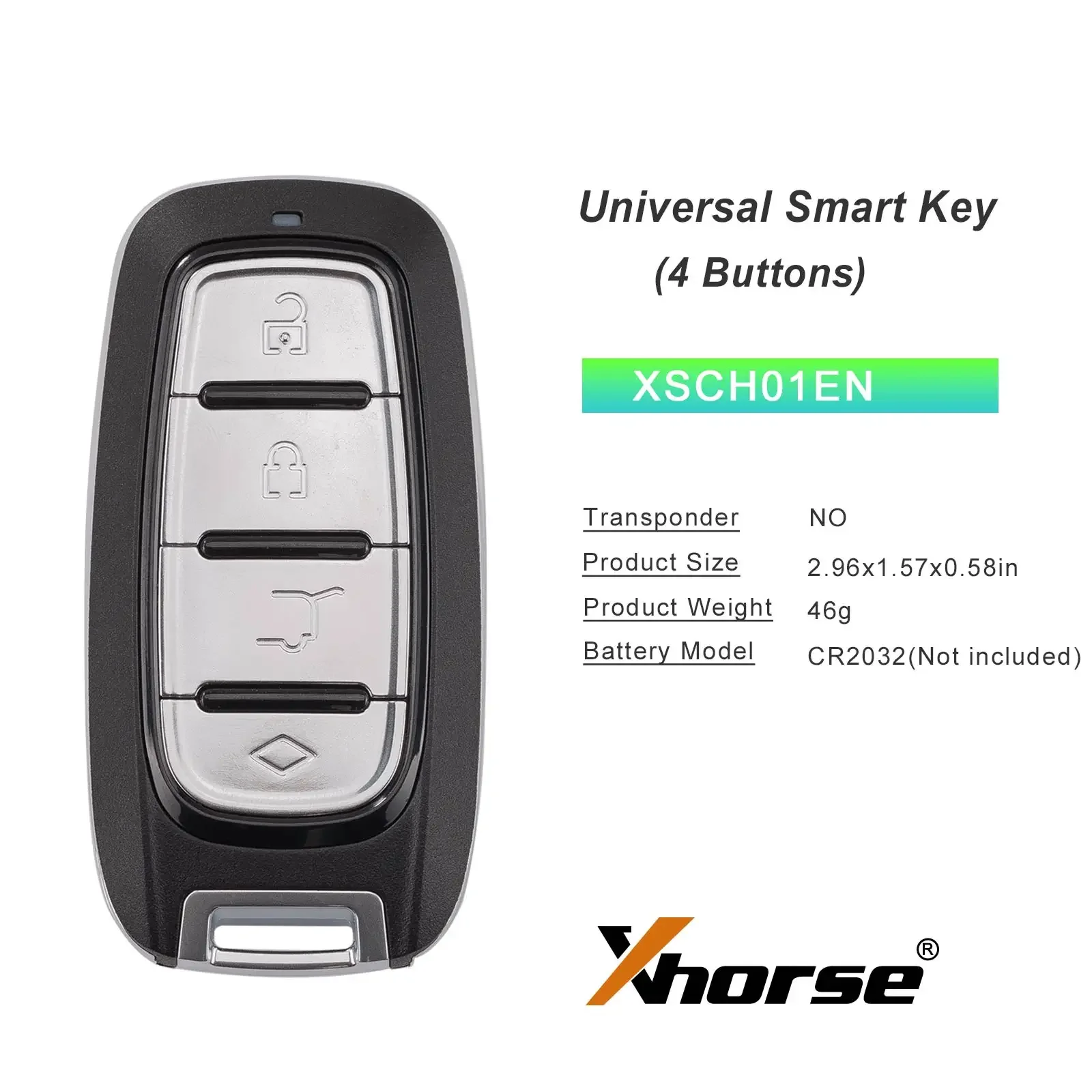 

XHORSE XSCH01EN для KE.LSL Style XM38 Универсальный смарт-ключ, используемый для VVDI Mini Key Tool/Max Pro