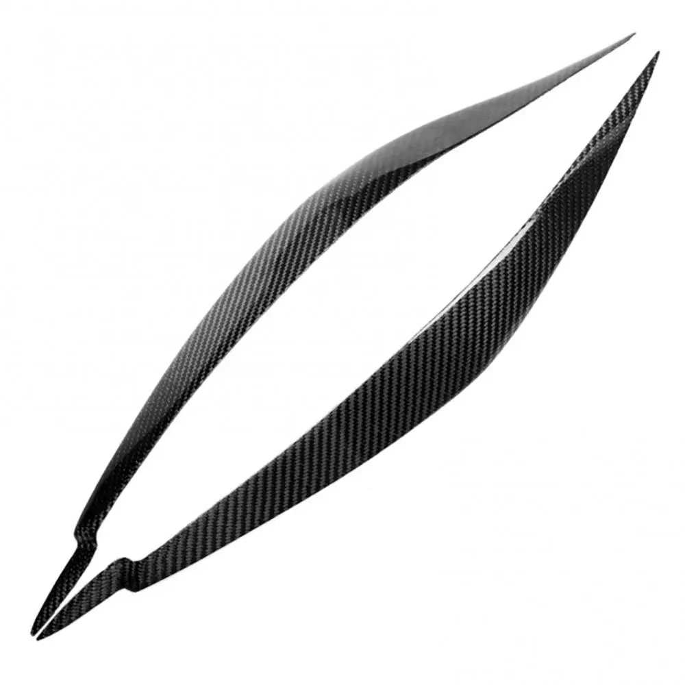 

2Pcs Carbon Fiber Car Headlight Eyebrow Eyelid Trim for BMW E71 X6 2008-2014 Covers Accessories Car Styling Tuning