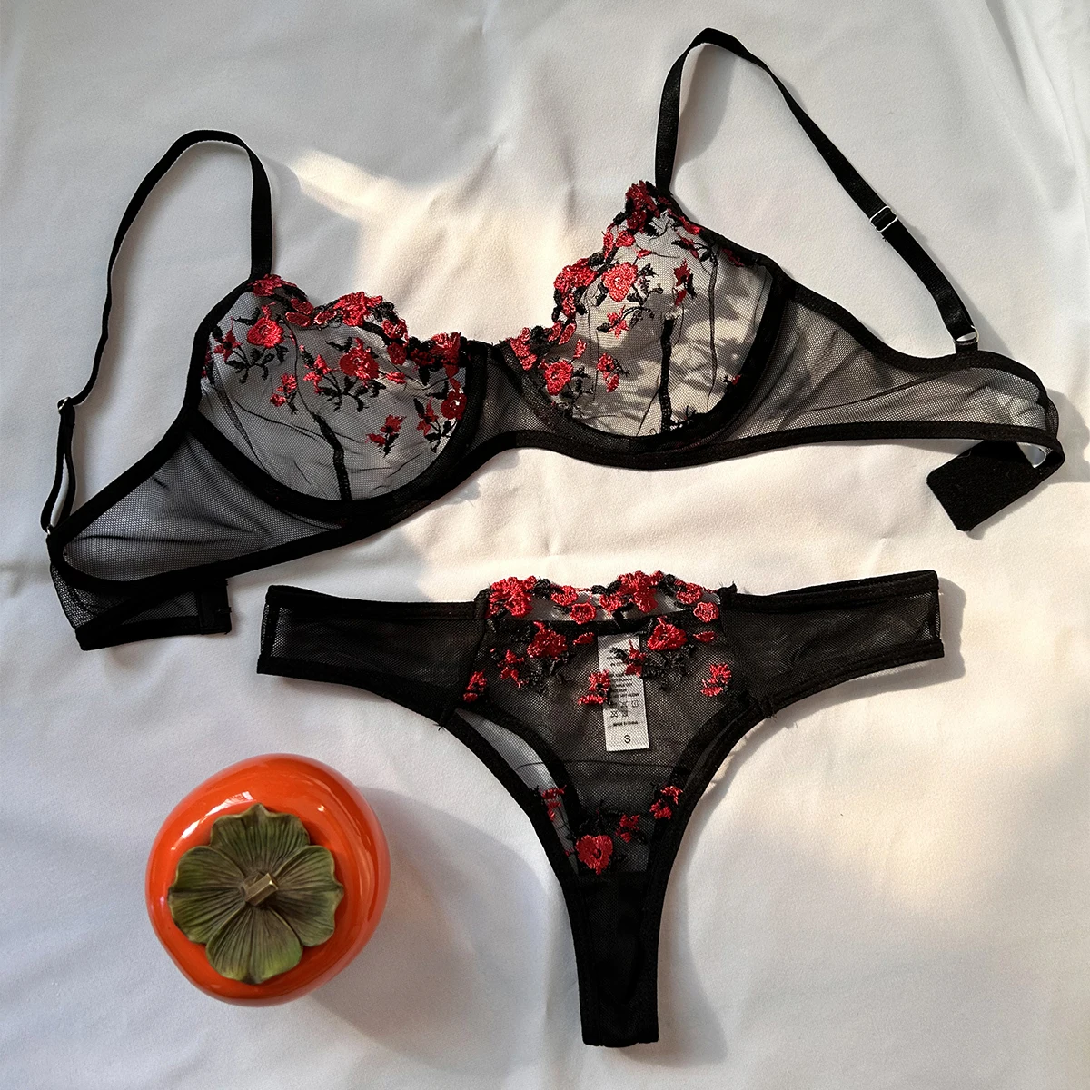 Sexy Lingerie Fancy Lace Eroticу Set Woman 2 Pieces Transparent Women\'s Underwear Embroidery Erotic Beautiful Bra And Panty Sets