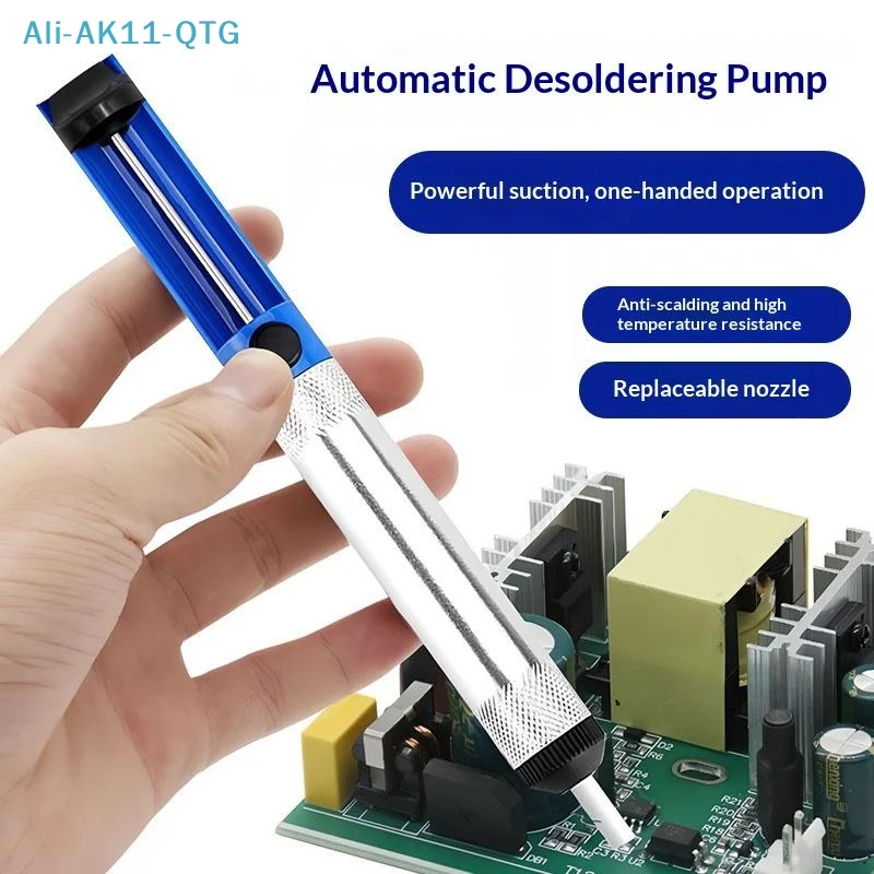Desoldering Pump Solder - NEW Aluminum Metal Desoldering Pump Suction