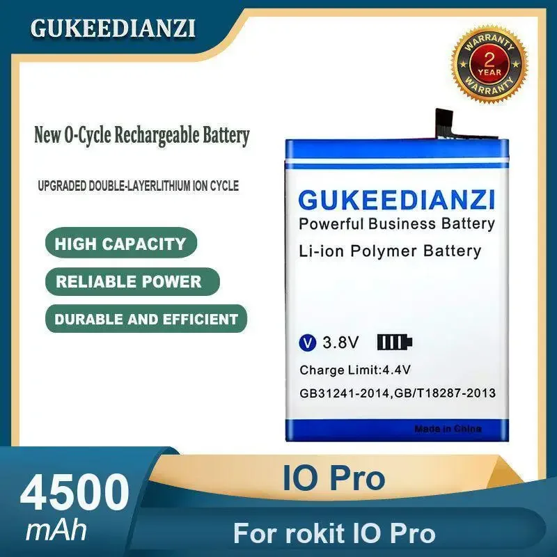 

High Capacity 4500mAh IO Pro Mobile Phone Battery For rokit IO Pro