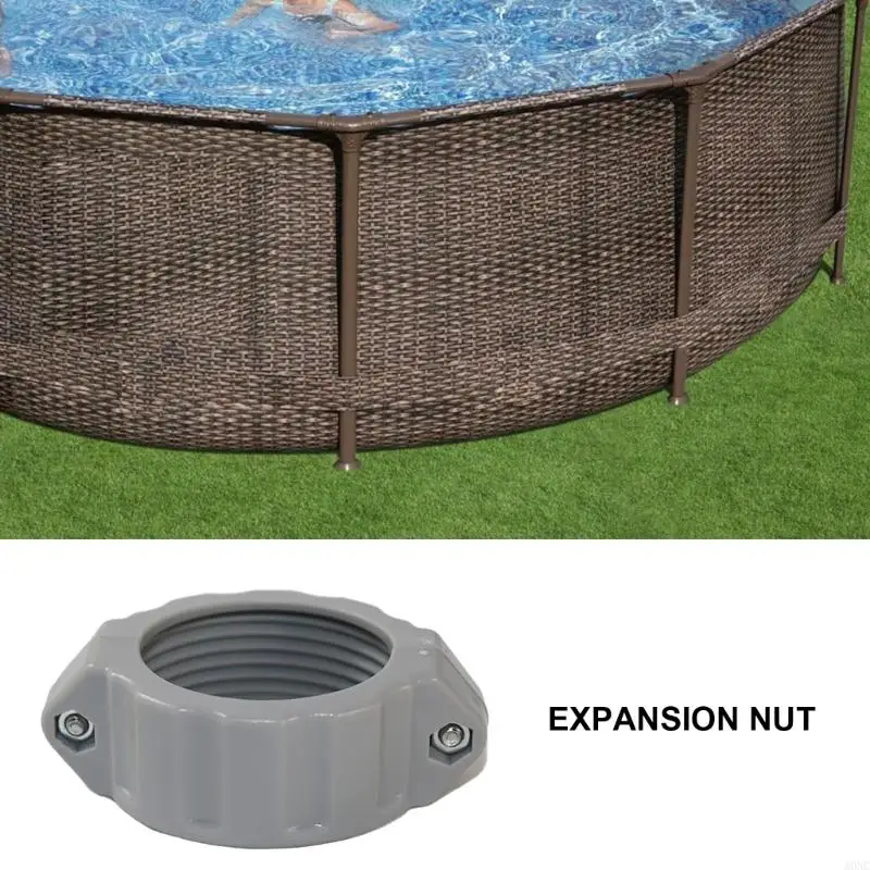 A0NC Multifauntal Split Nut Set Pool Kupplungsmutteranschluss Wasserrohr Kopplung Schraube Pool Reparaturzubehör für Pool
