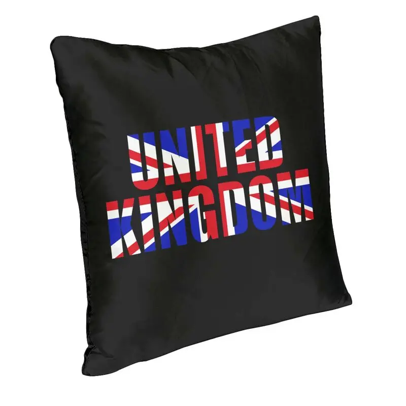 المملكة المتحدة البريطانية المملكة المتحدة العلم رمي وسادة يغطي الديكور الأزياء في الهواء الطلق الوسائد مربع المخدة #2