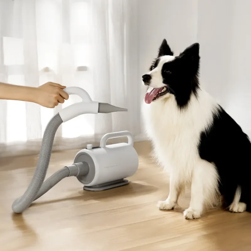 

Manufacturer Intelligent Adjustable Speed Pet Hair Dryer Low Noise High Power Dog Hair Blower Cat Hair Grooming Dryer