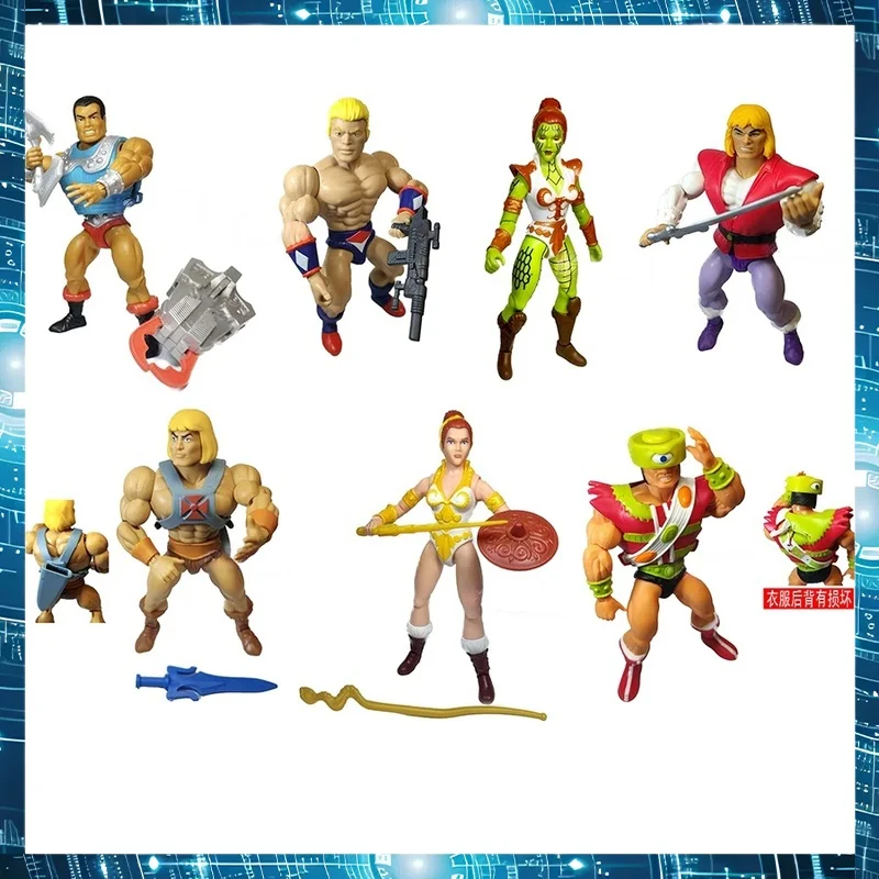 

4.0 He-Man Vintage Series 5,5-дюймовый скелет King Fairy Guardian Snake Tribe Фигурка Коллекционная игрушка для детей и фанатов