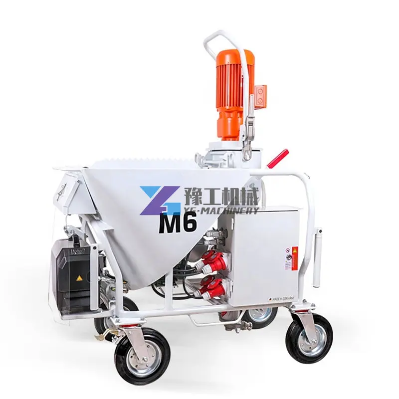 YG M6 Cement Plaster Spraying Machine Putty Mortar Paint Plaster Sprayer Spraying Plaster Cement Plastering Spray Gunite Machine