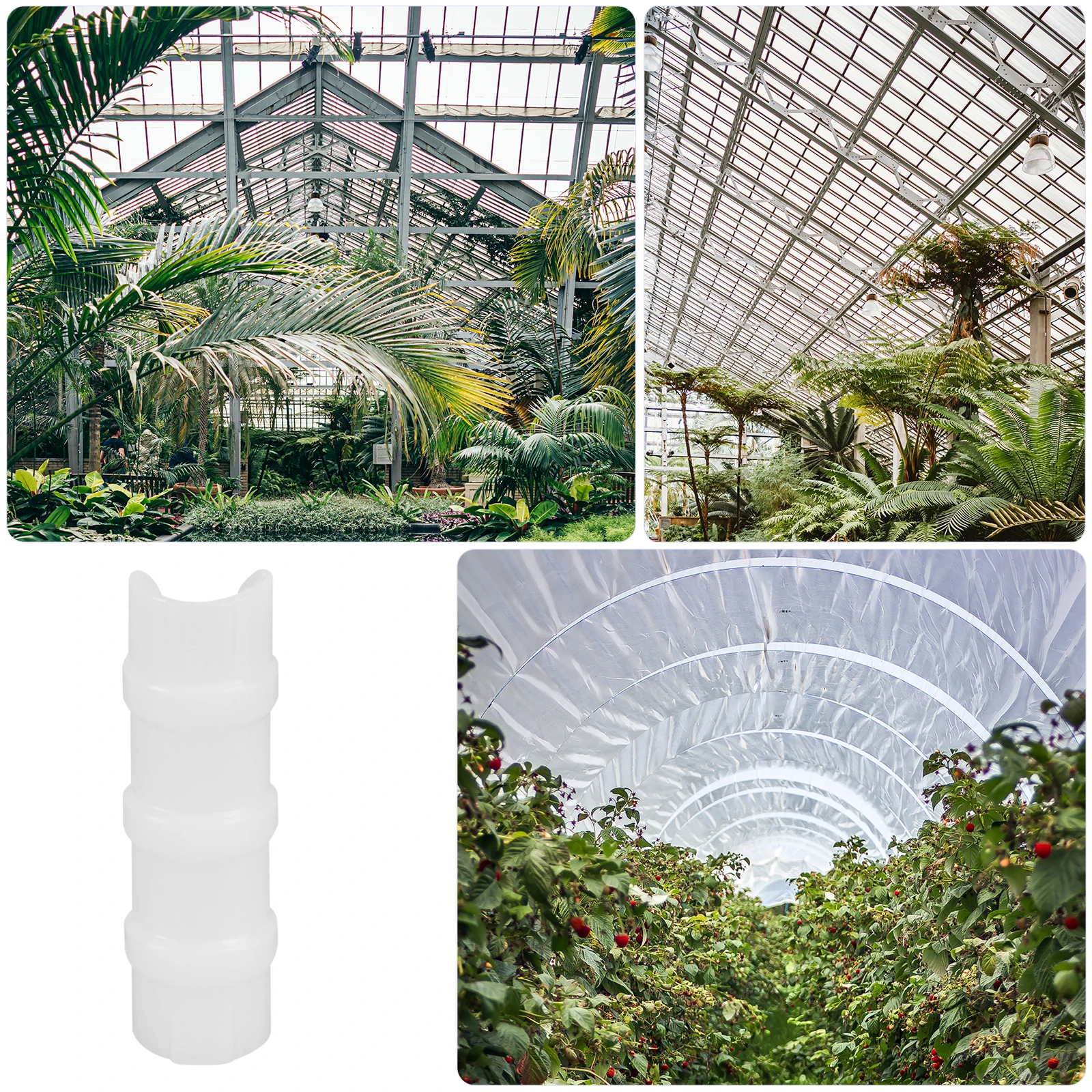 

10 Pcs ABS PC High Strength for 31 Pipes Greenhouse Garden Accessories Anti Aging Corrosion Resistant Buckles