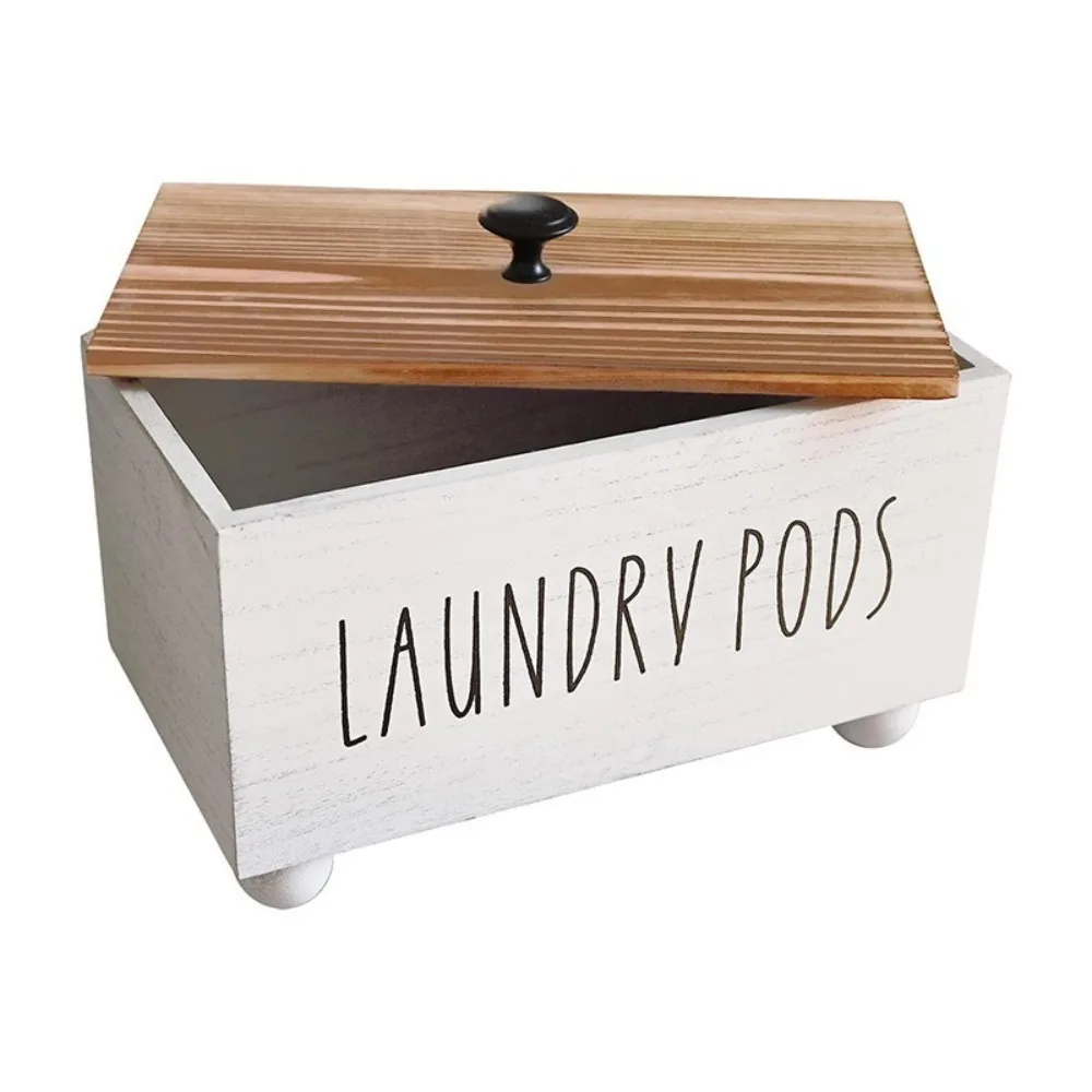 

Wooden Cotton Pads Storage Box with Lid Dust Proof Tampon Holder Large Capacity 1/3 Grids Girl Stuff Organizer Case Bathroom