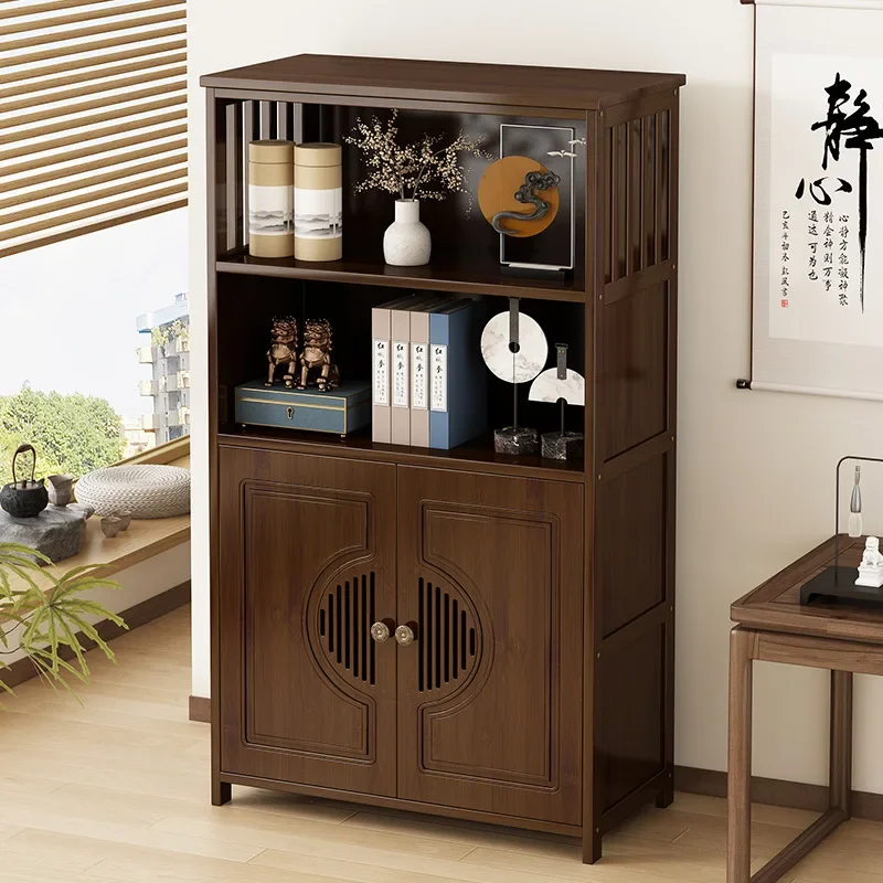 New Chinese Bogu Shelf High-end Decorations Ornaments Storage Shelf Tea Room Study Tea Tea Set Antique Display Cabinet
