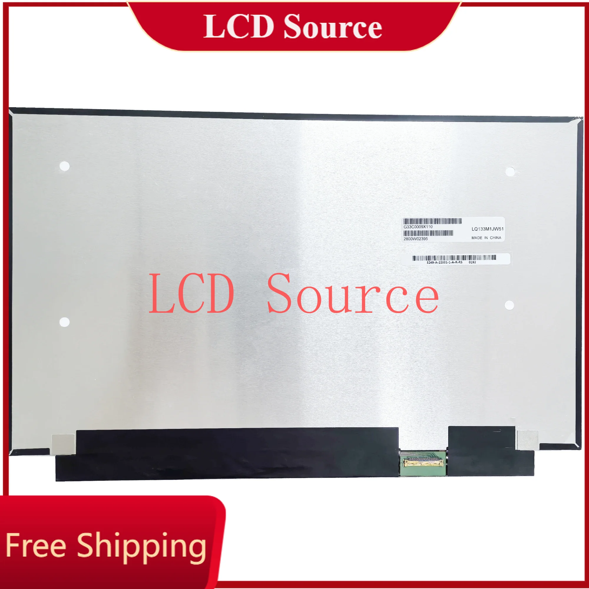 

LQ133M1JW51 1920×1080 IPS Original FHD Display Panel Matrix 13.3"inch LED LCD Screen