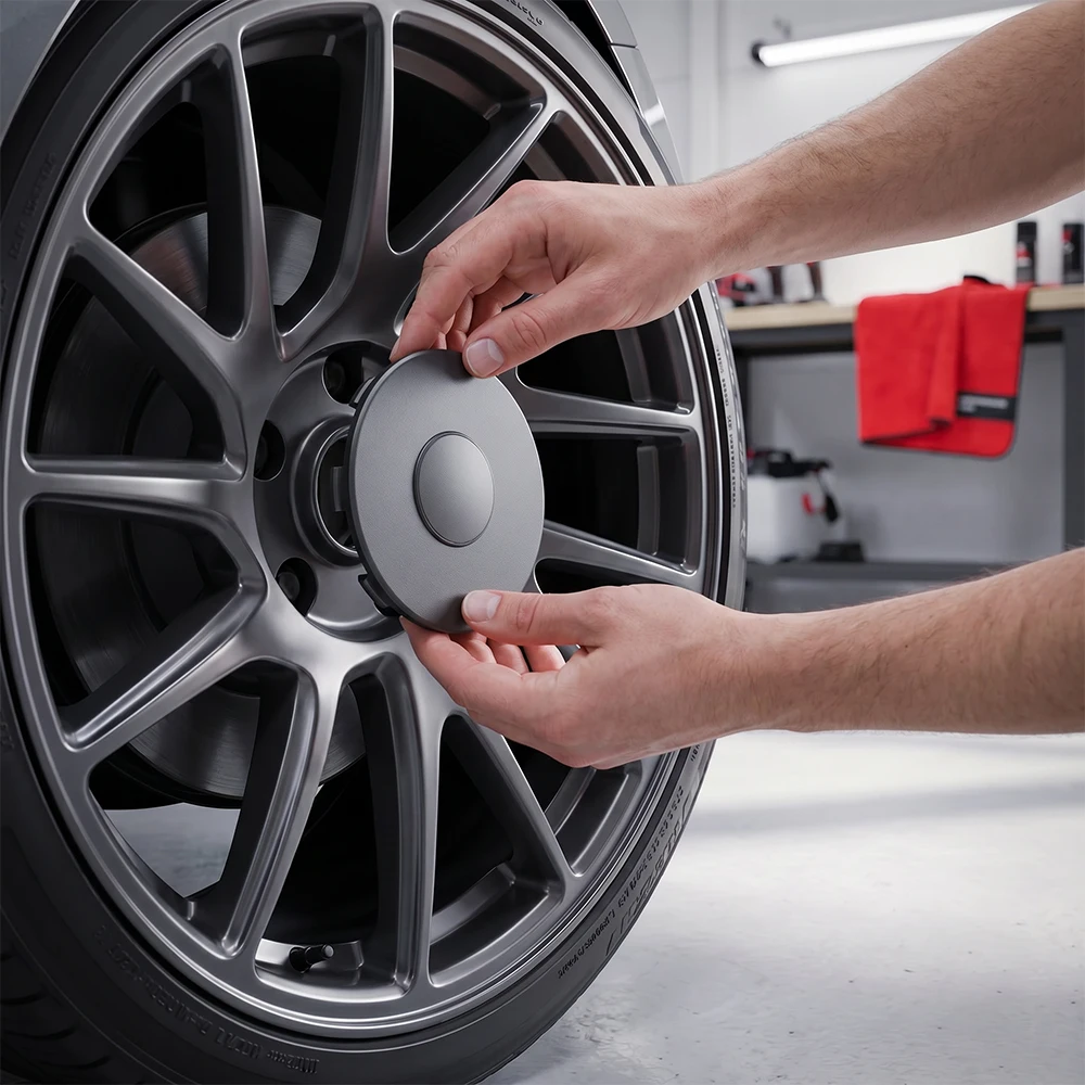 4 pièces pour Tesla Model 3 Highland, enjoliveurs de moyeu de roue d'origine, installation non destructive, accessoires de modification et de décoration.