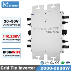 2000W 2400W 2800W Grid Tie Micro Solar Inverter 110V 220V 230V For Home Appliance Solar Panel Photovoltaic Converter With WIFI