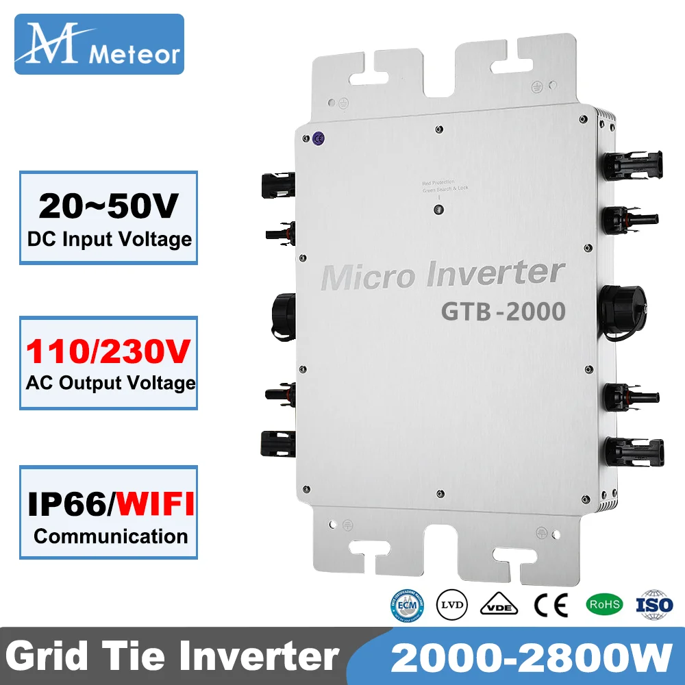 inversor solar micro inversor solar conversor fotovoltaico do painel solar eletrodomesticos painel solar 2000w 2400w 2800w 110v 220v 230v 01