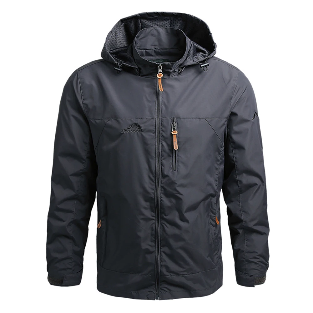 Windproof Hooded Jacket Women Hooded Jacket Jacket Polyester Fabric Regular Length Medium Stretch Solid Pattern Hooded Design