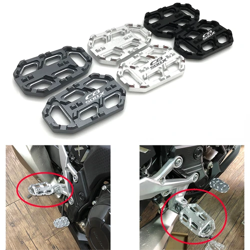 Para HONDA CB500X CB500 CB 500X500X 2015-2018 2019 2020 2021 2022 reposapiés de motocicleta Pedal ampliador extensión de reposapiés