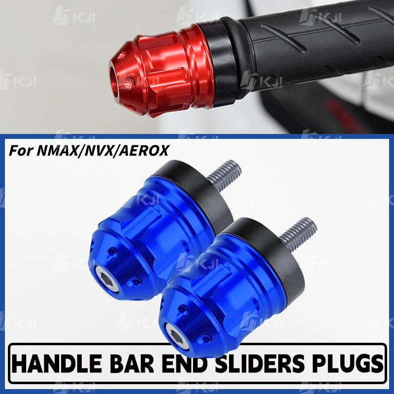 

For Yamaha NMAX/NVX/AEROX 160/155/125/TURBO/TECH MAX/NEO/ALPHA Handle Bar End Balancer Heavy Duty Cap Plug Weight Slider Parts