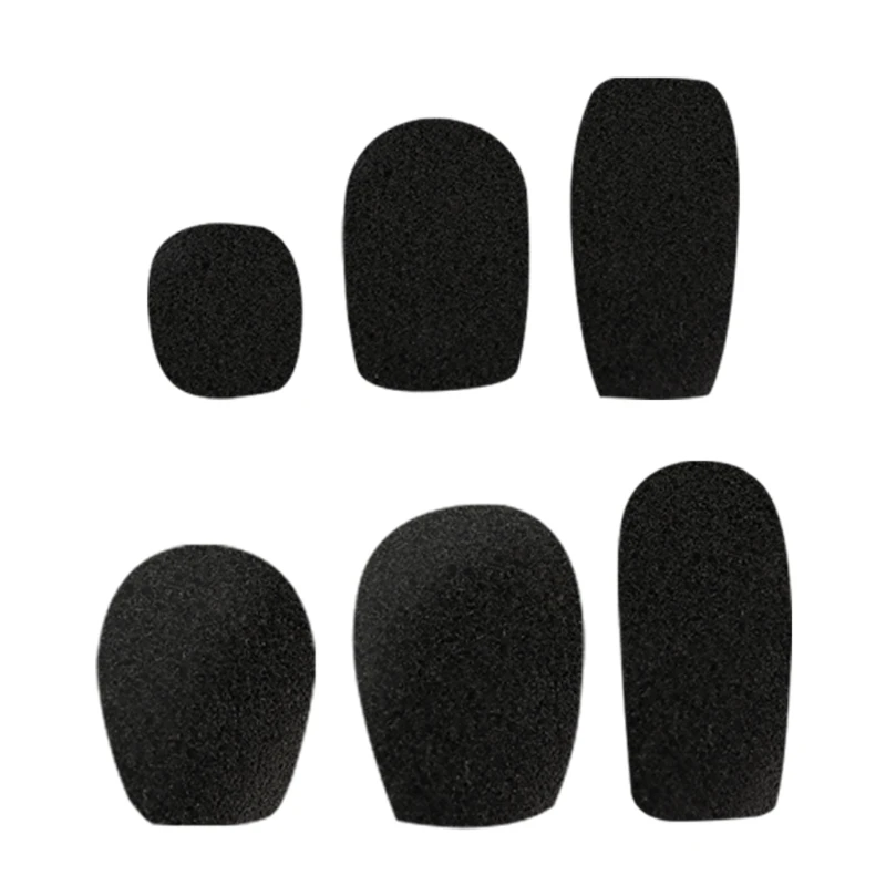 

Small Foam Microphone Covers Set, Windscreens, Windscreens, Desktop Mic, Headset, 5Pcs