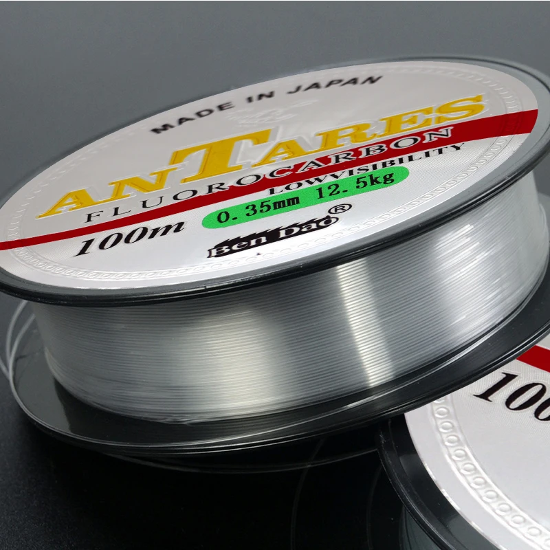 100 m superstarke Monofilament-Angelschnur, Nylon, mit Fluorkohlenstoff beschichteter Angeldraht, japanisches Material für Karpfenangeln, Zubehör