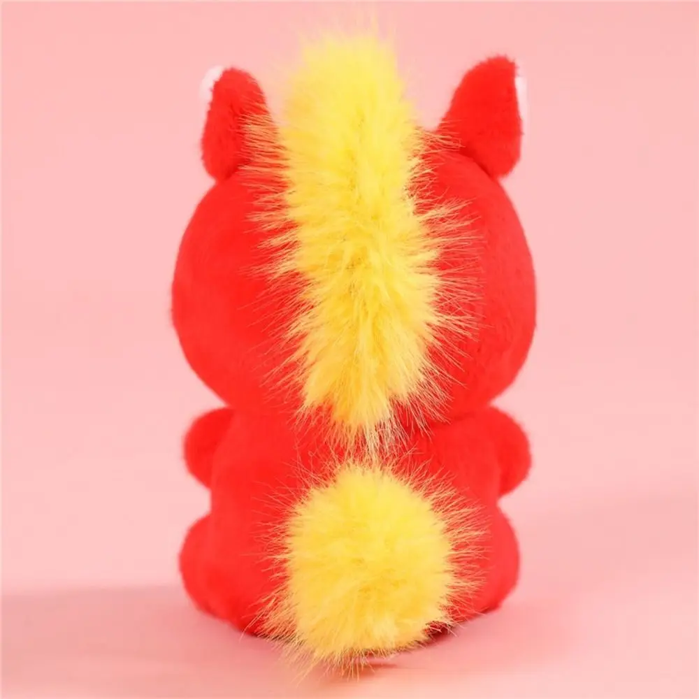 Simulation debout fou en peluche poupée queue moelleuse PP coton poney jouets en peluche 22/26 cm mignon dessin animé cheval en peluche jouet chambre décoration